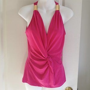 Joseph Ribkoff pink sleeveless top